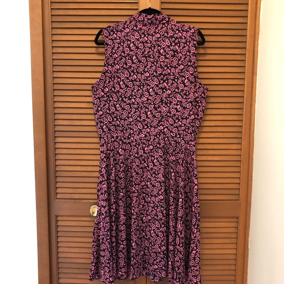 Nanette Lepore plus size floral shirt dress 16 - Picture 6 of 6